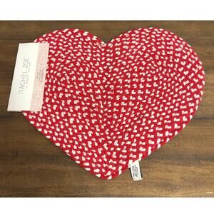 NWT: Rachel Zoe - Heart, Valentines Day, Woven, Cotton, Set of 2 Placemats